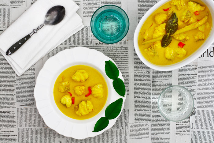 Curry de pescado. Receta para crock pot o slow cooker