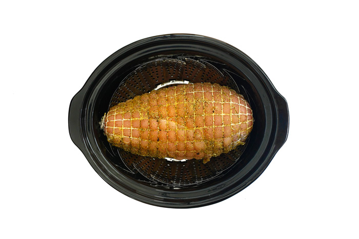 Fiambre de pechuga de pavo. Receta para crock pot