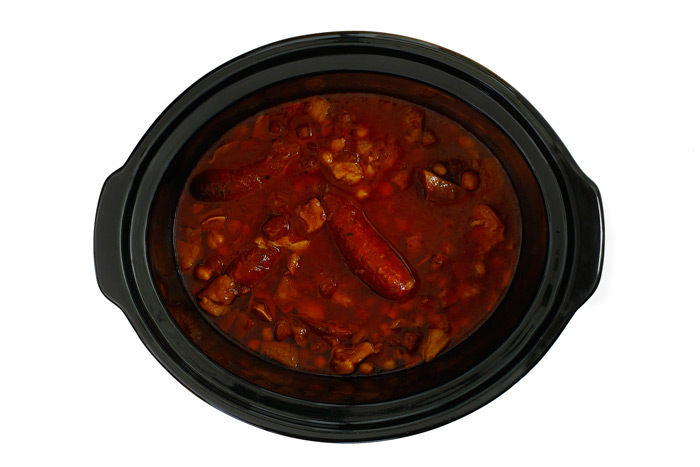 Garbanzos melosos. Receta para crock pot o slow cooker