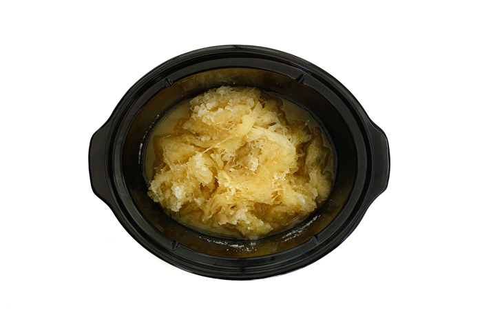 Cabello de ángel. Receta para cocinar con crock pot o slow cooker