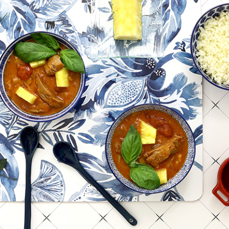 Curry thaï de pato. Receta para crock pot o slow cooker