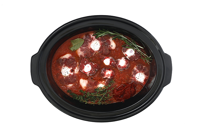 Rabo de ternera en bolognesa. Receta para crock pot o slow cooker