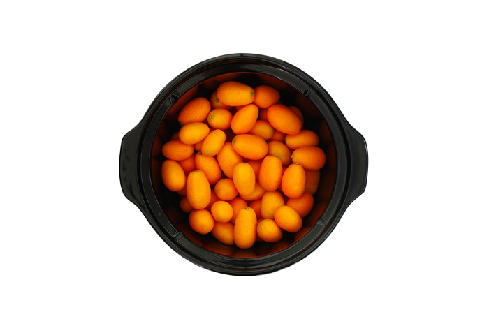 Kumquats confitados. Receta para crock pot o slow cooker