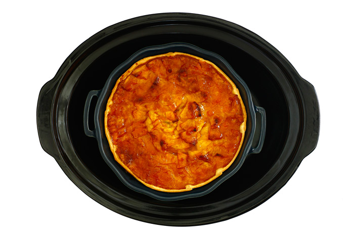 Tarta de manzana. Receta para crock pot o slow cooker