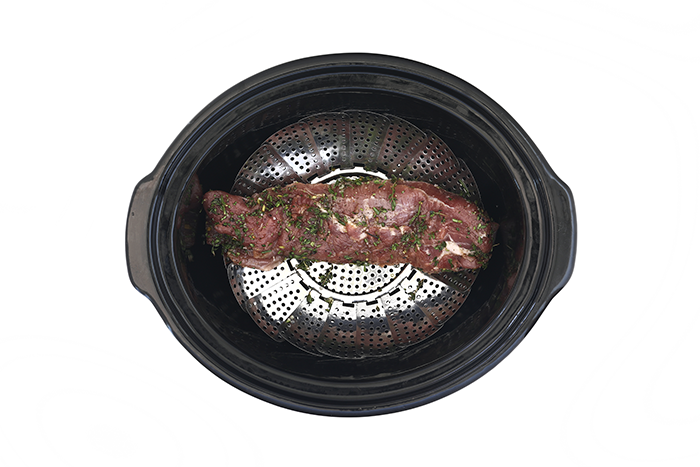 Solomillo de cerdo asado. Receta para slow cooker