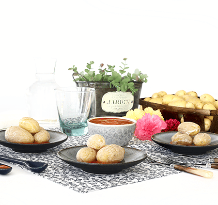 Papas arrugadas. Receta para crock pot o slow cooker.